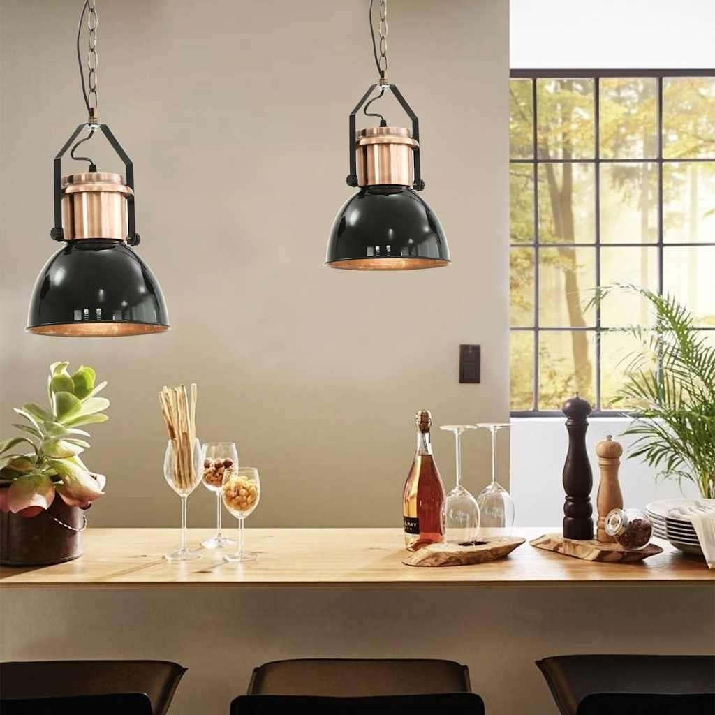 2x Hanglamp retro industrielamp fabriekslamp GRATIS BEZORGD!, Verzenden, Nieuw, E27 (groot), Nvt