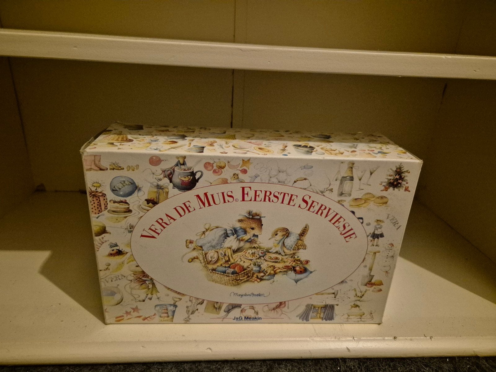 vera de muis eerste serviesje, Huis en Inrichting, Keuken | Servies, Zo goed als nieuw, Compleet servies, Overige stijlen, Aardewerk