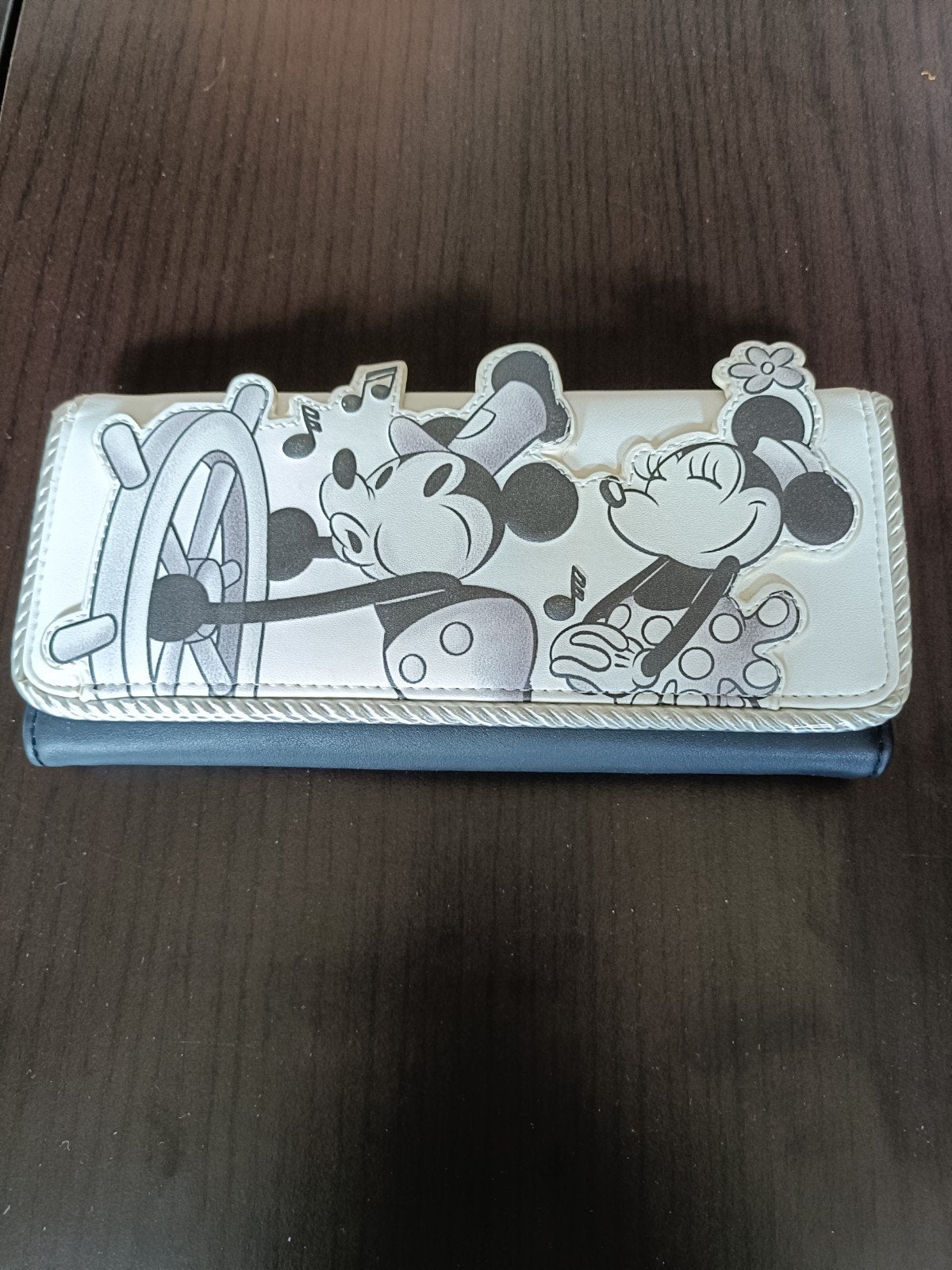 Loungefly Disney Mickey & Minnie Portemonnee, Ophalen of Verzenden, Nieuw, Zwart, Overige merken