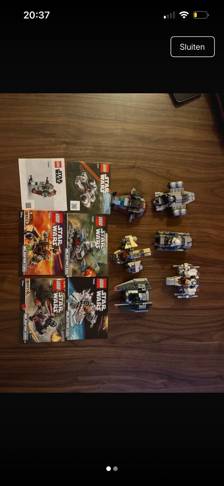 Lego star wars 6 micro fighters, Racen en Vliegen, Ophalen of Verzenden, Zo goed als nieuw, 3 spelers of meer