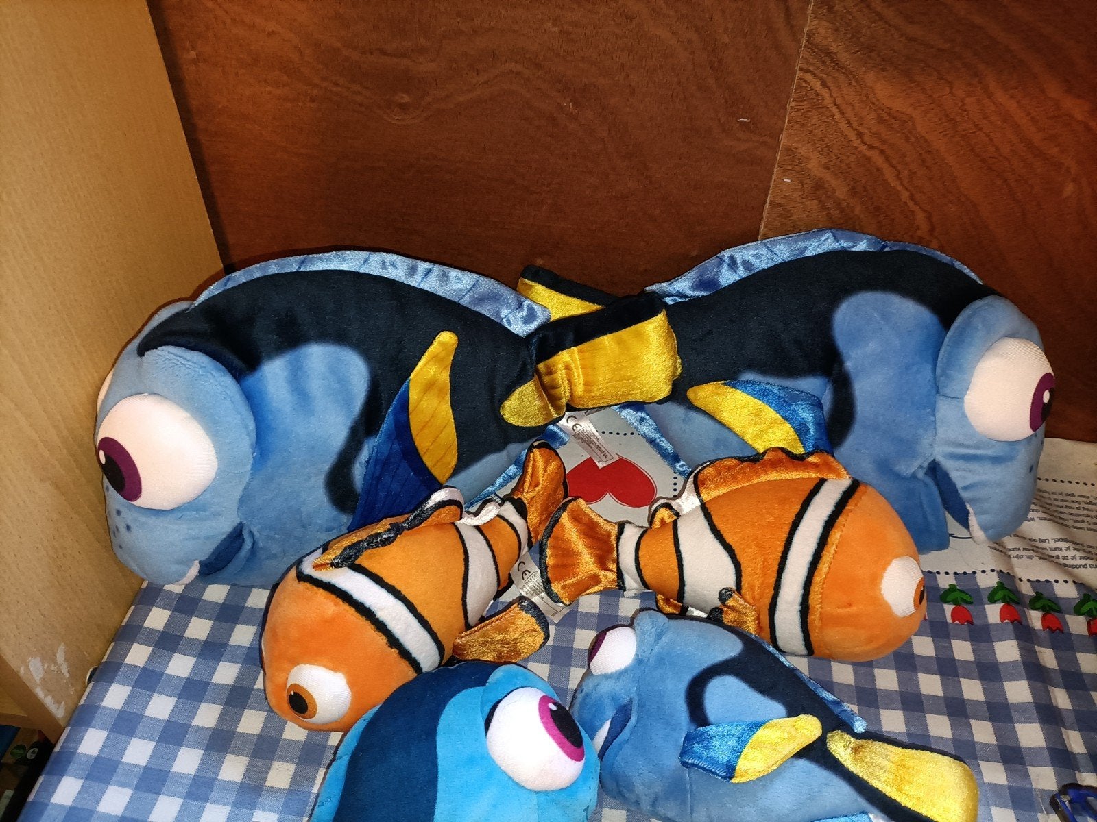 Verzameling Nemo en Dory knuffels 18 cm-30 cm, Ophalen of Verzenden, Zo goed als nieuw, Overige typen