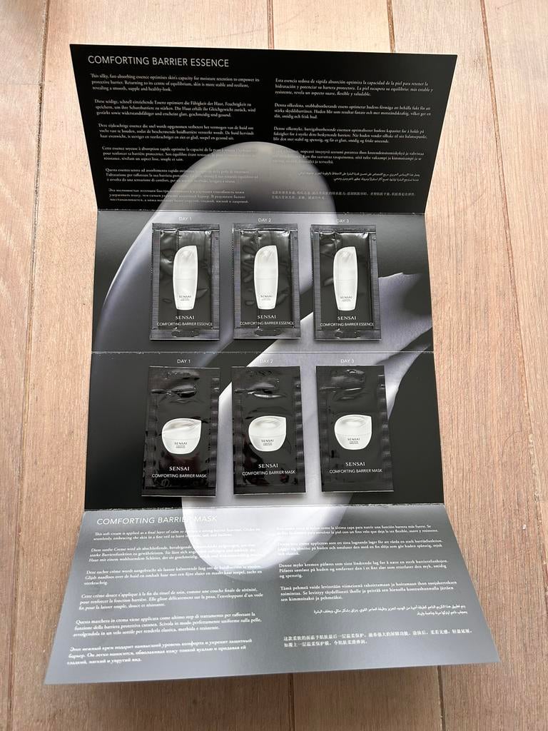 Sensai Comforting Barrier Essence & Mask Sample Set, Ophalen of Verzenden
