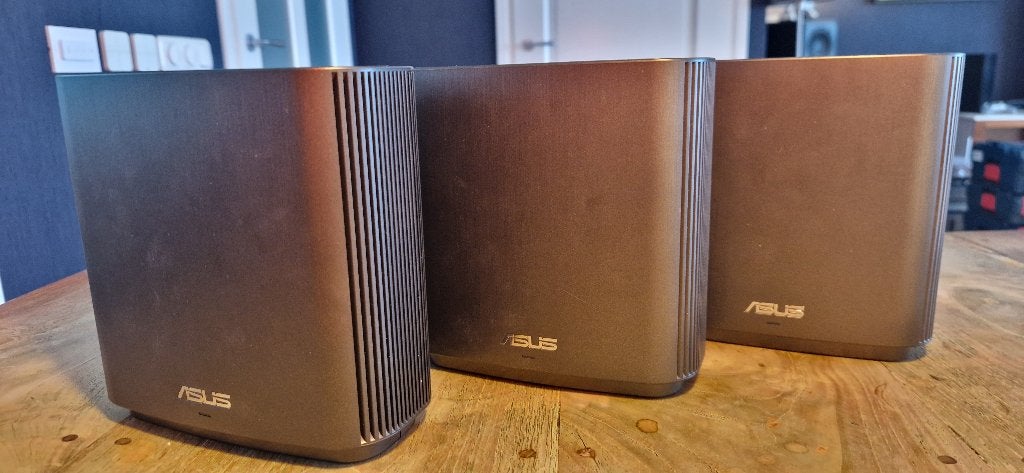 Asus ZenWiFi AC (CT8) Zwart - Mesh Wifi Systeem (3 stuks), Ophalen, Zo goed als nieuw, Router, Asus
