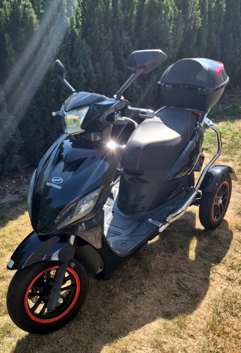 Z.g.a.n nipponia scooter electrisch driewieler weinig km !!, Ophalen of Verzenden, Zo goed als nieuw, Elektrisch