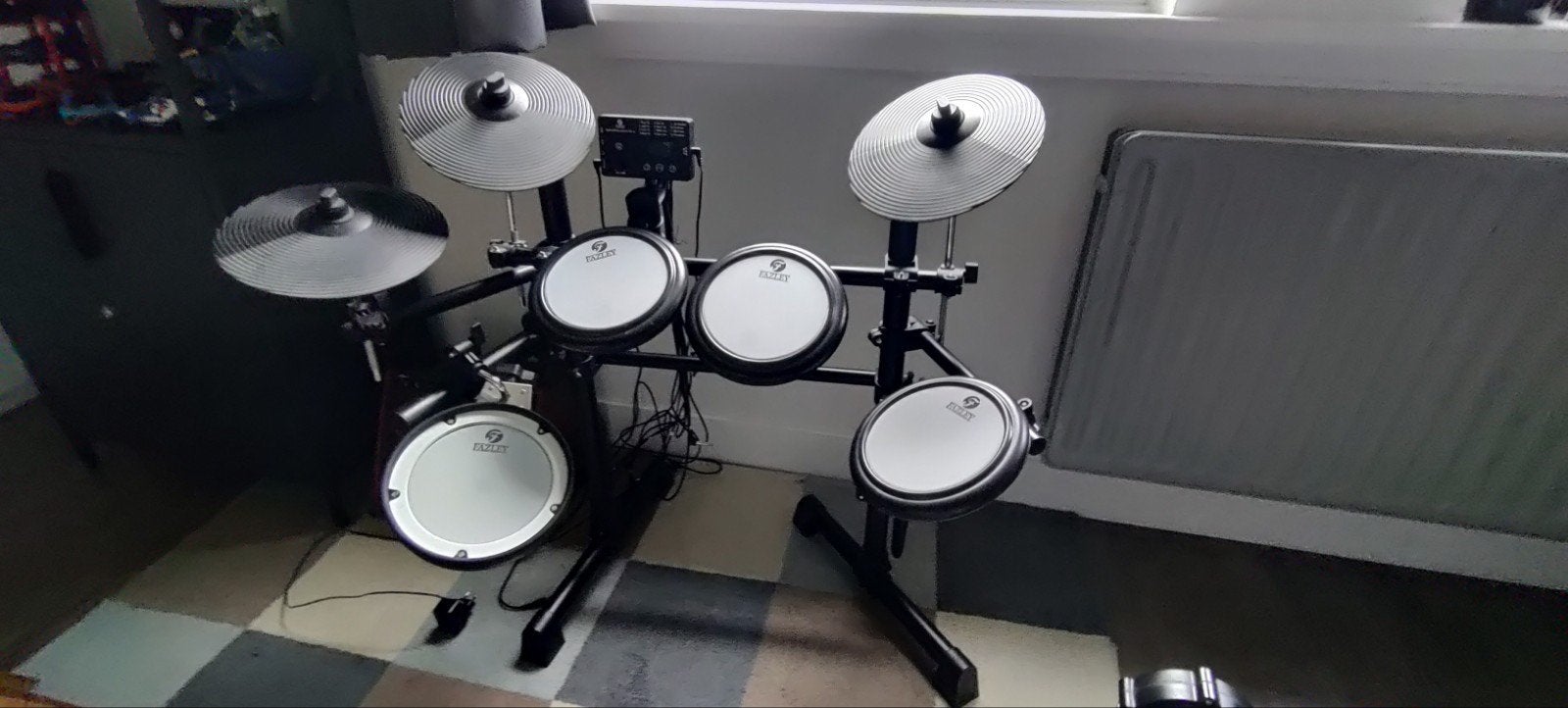 Fazley DDK-040 electric drum black and white, Ophalen, Zo goed als nieuw, Overige merken, Elektronisch