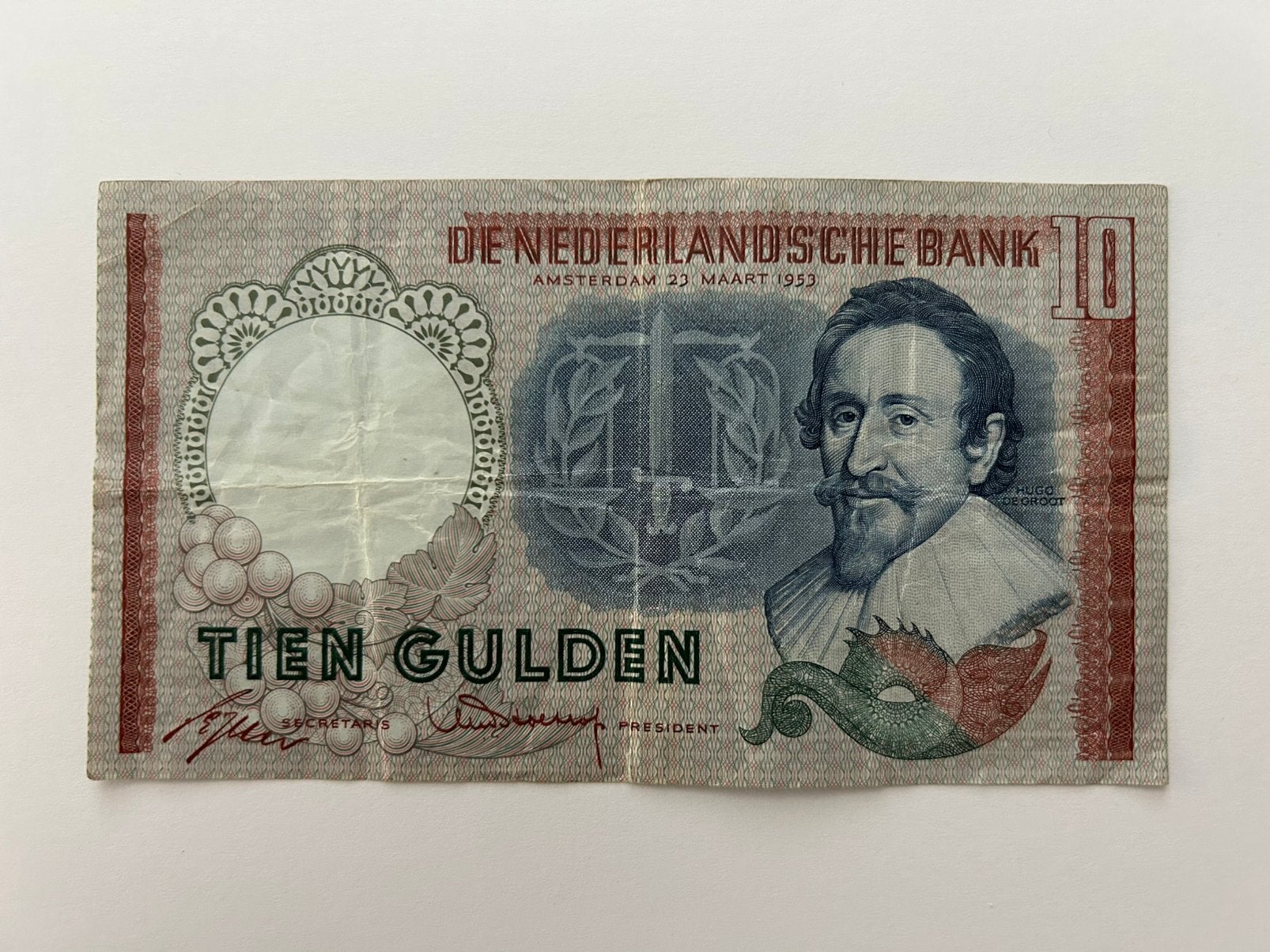 10 gulden biljet 1948 - CBS 001171, Ophalen of Verzenden, 10 gulden, Los biljet
