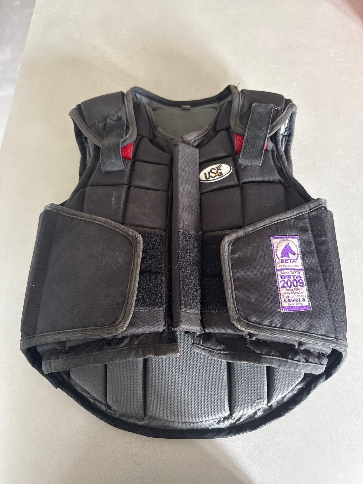 Bodyprotector USG Beta level 3 kind maat CM, Ophalen of Verzenden, Gebruikt, Springen