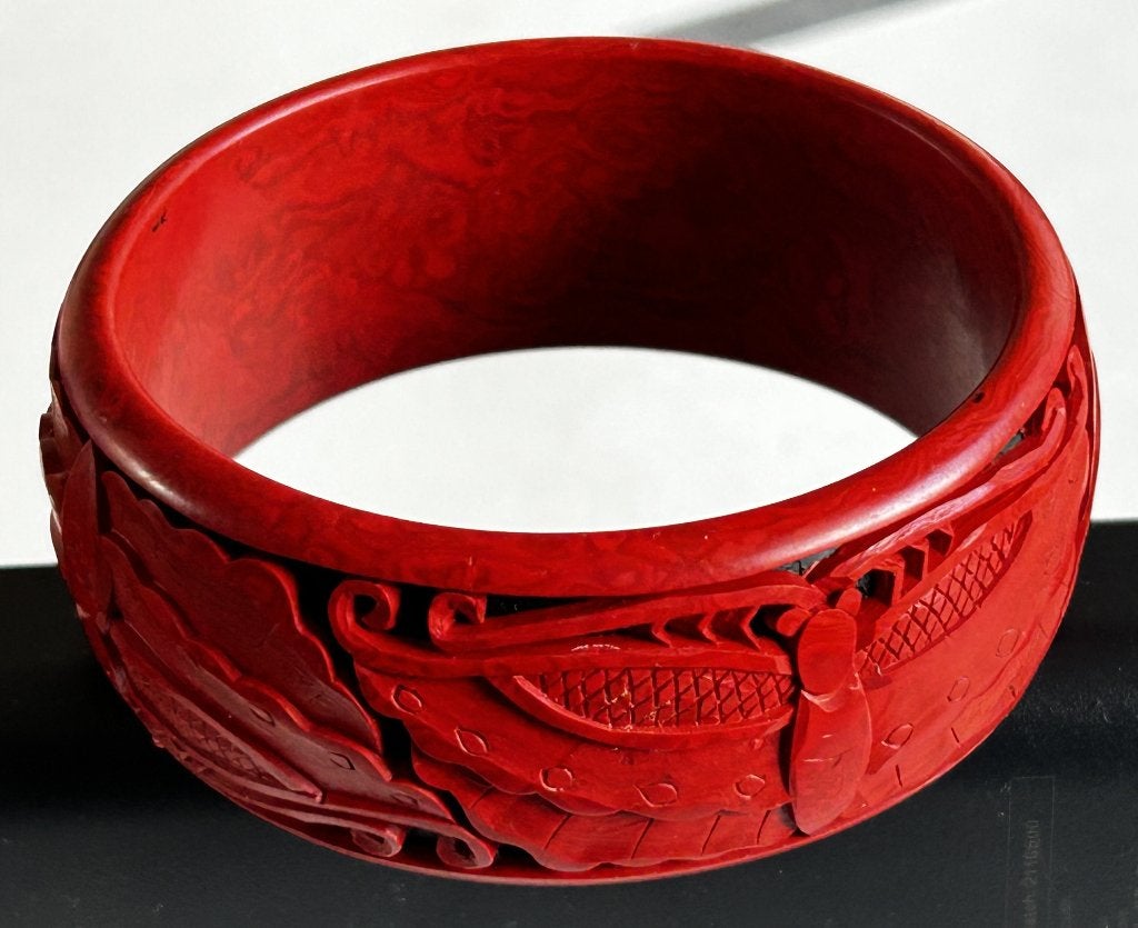 Vintage Art Deco armband • Tweekleurig bakeliet jaren 1930, Sieraden, Tassen en Uiterlijk, Verzenden, Overige materialen, Armband