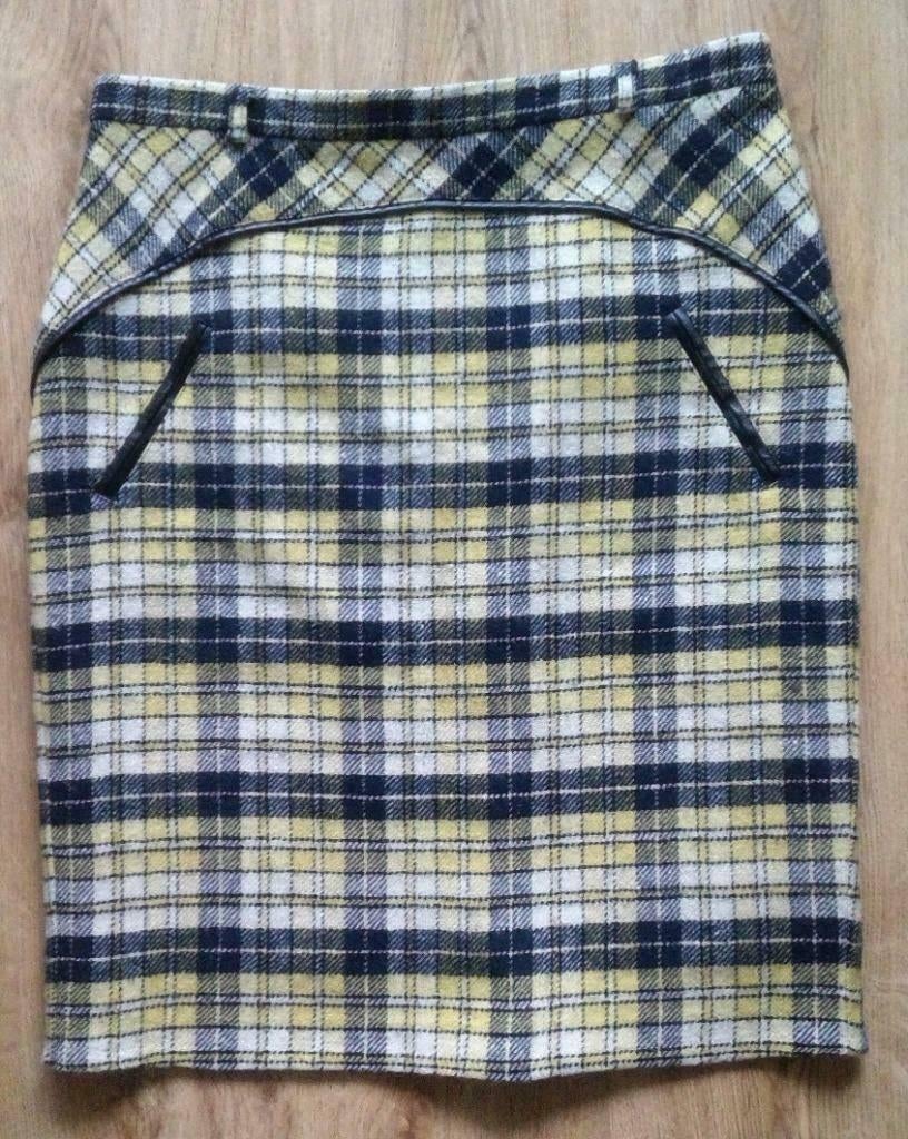 Wollen rok Elod mt 42, Blauw, Maat 42/44 (L), Ophalen of Verzenden, Zo goed als nieuw