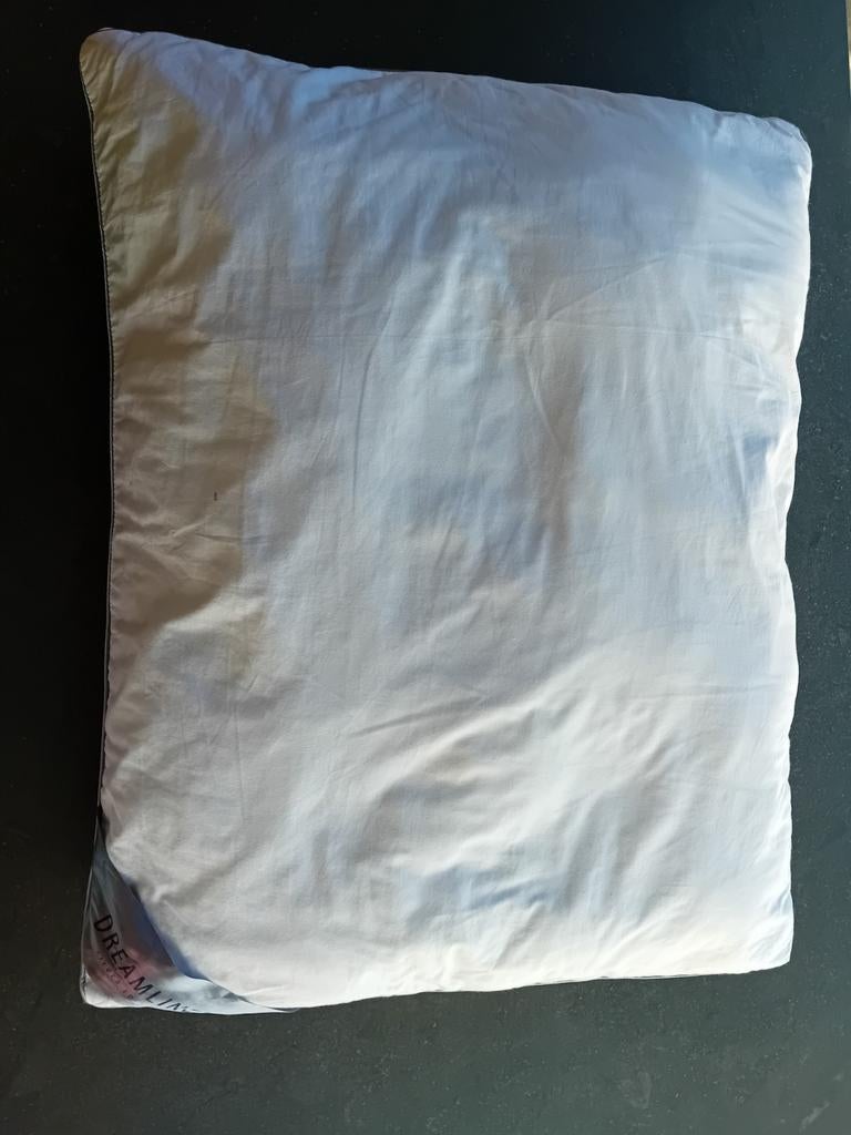 Dreamline Premium Hoofdkussen 60x70 cm, Eenpersoons, Wit, Ophalen of Verzenden, Zo goed als nieuw