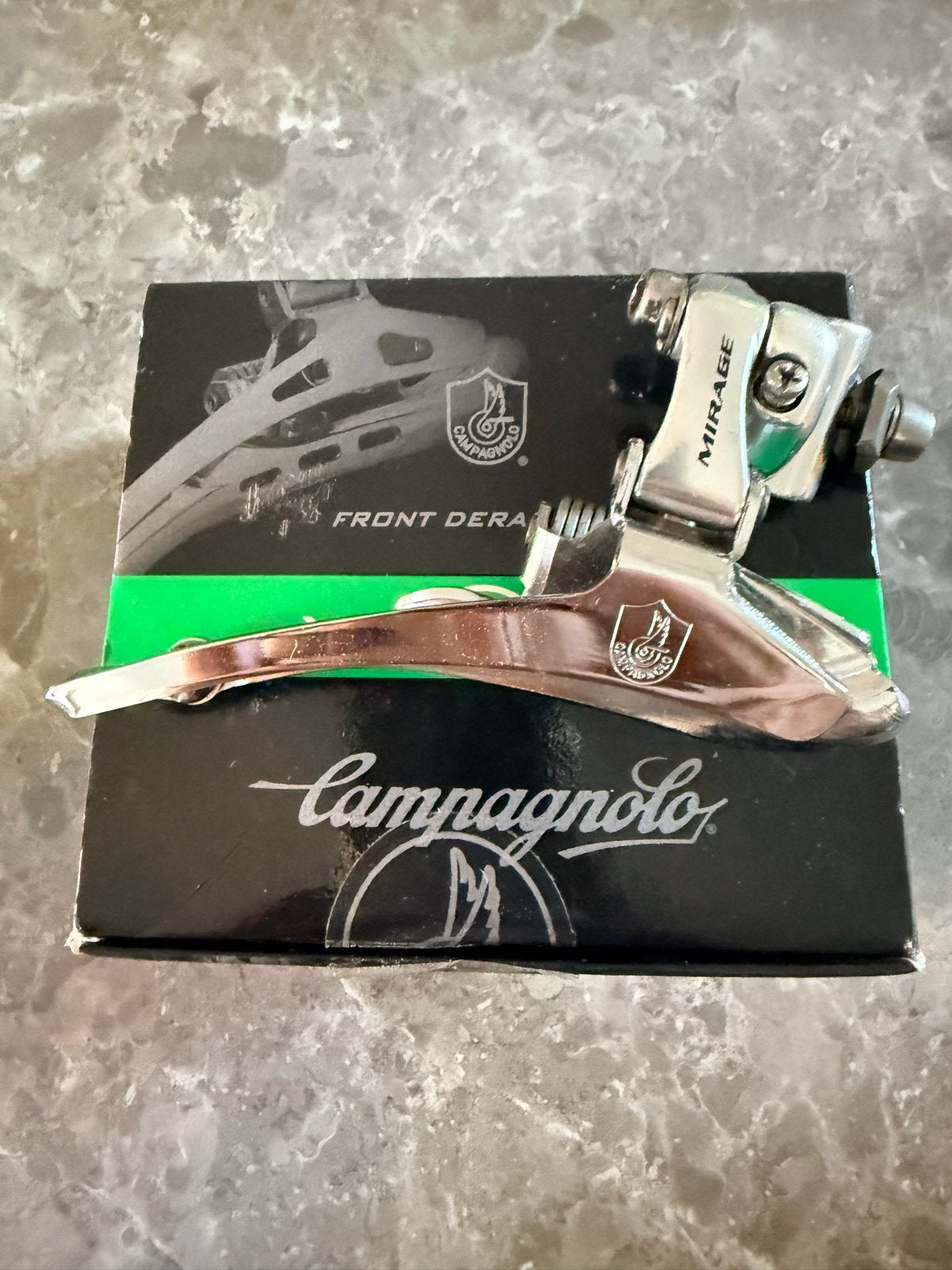 Campagnolo Mirage vintage voorderailleur 2 speed NIB, Fietsen en Brommers, Nieuw, Ophalen of Verzenden, Derailleur of Ketting