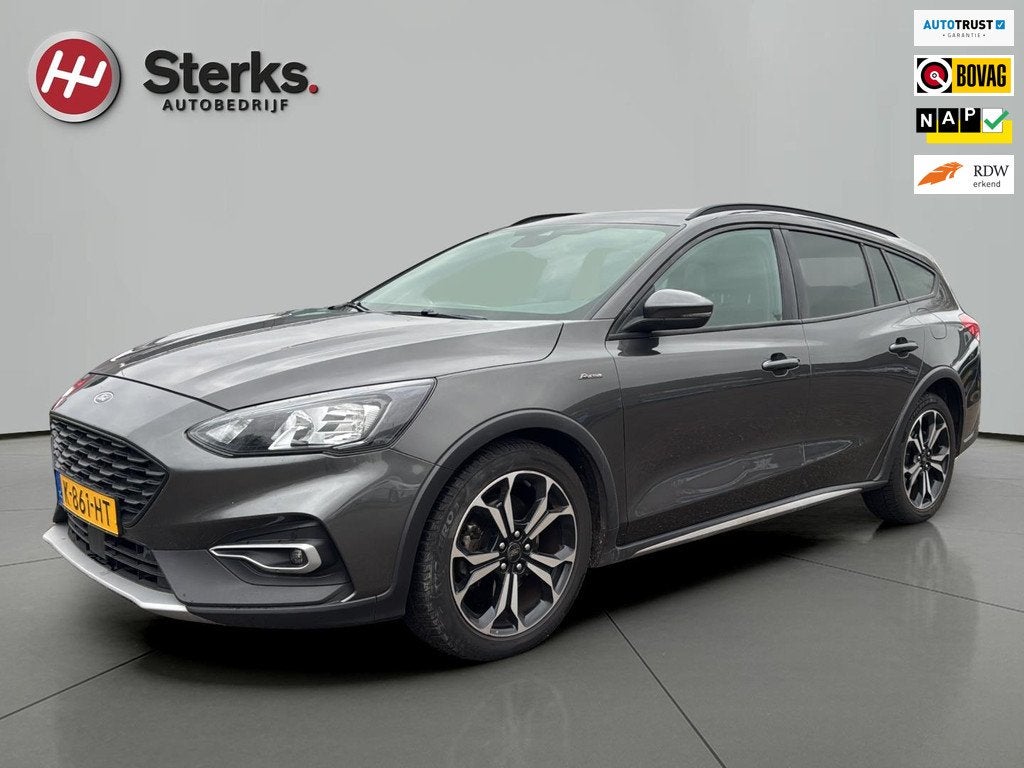 Ford Focus Wagon 1.0 EcoBoost Hybrid Active X Business WINTE, Auto's, 125 pk, Gebruikt, Leder en Stof, Origineel Nederlands