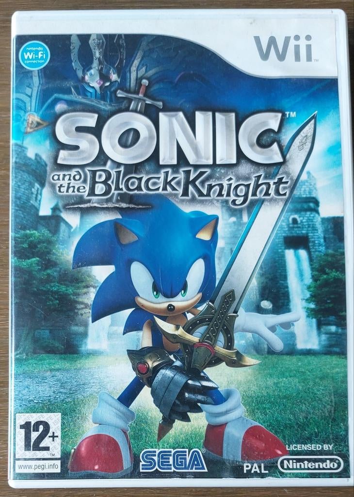 Wii Game,  Sonic and the Black knight, Spelcomputers en Games, Games | Nintendo Wii, Zo goed als nieuw, Avontuur en Actie, 1 speler