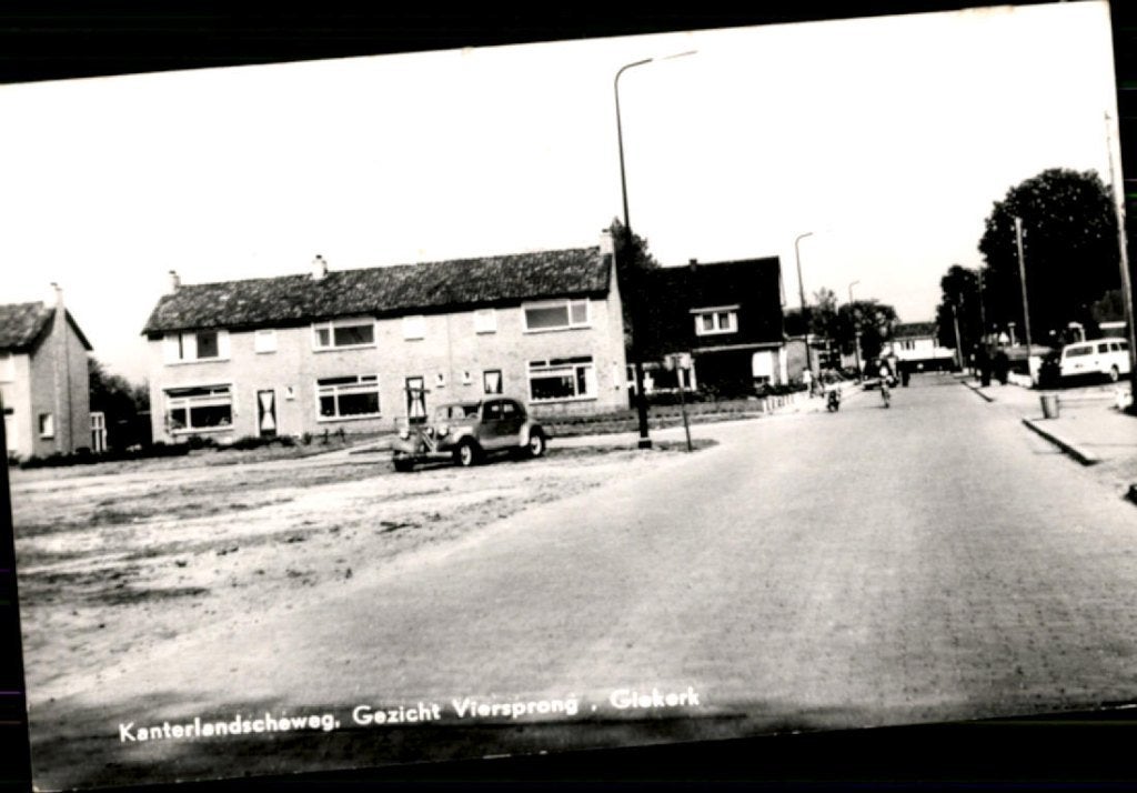 giekerk, kvr9-4418 viersprong met citroen, Verzenden, 1960 tot 1980, Ongelopen, Friesland