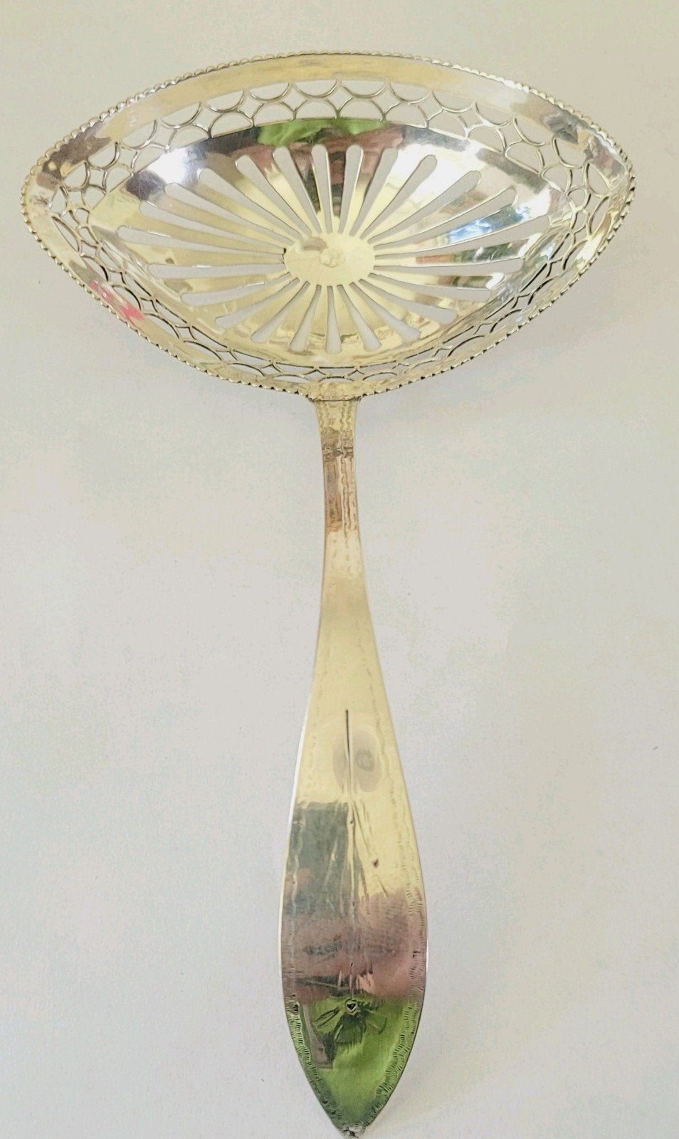 Antieke Zilveren Strooilepel - Gouda 1820, Ophalen of Verzenden