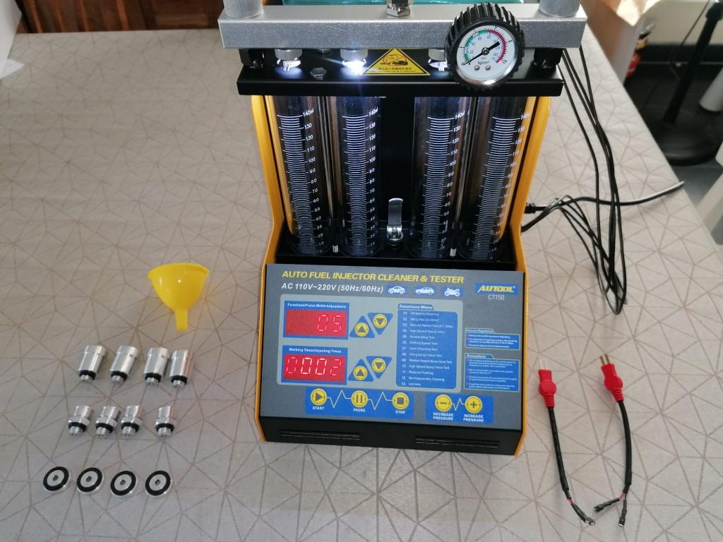 AUTOOL Injector tester en ultrasoon bad voor 4 injectoren, Ophalen of Verzenden, Nieuw