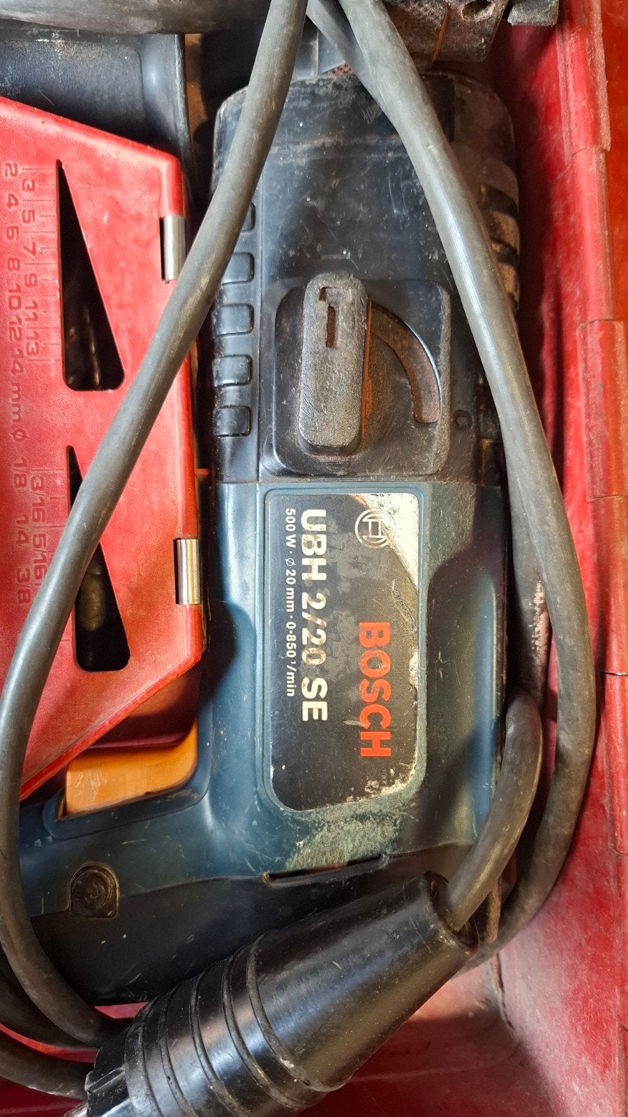 Bosch UBH 2/20 SE Boorhamer - 500W, Doe-het-zelf en Verbouw, Ophalen, Gebruikt, Boor- en/of Breekhamer, Klopboormechanisme