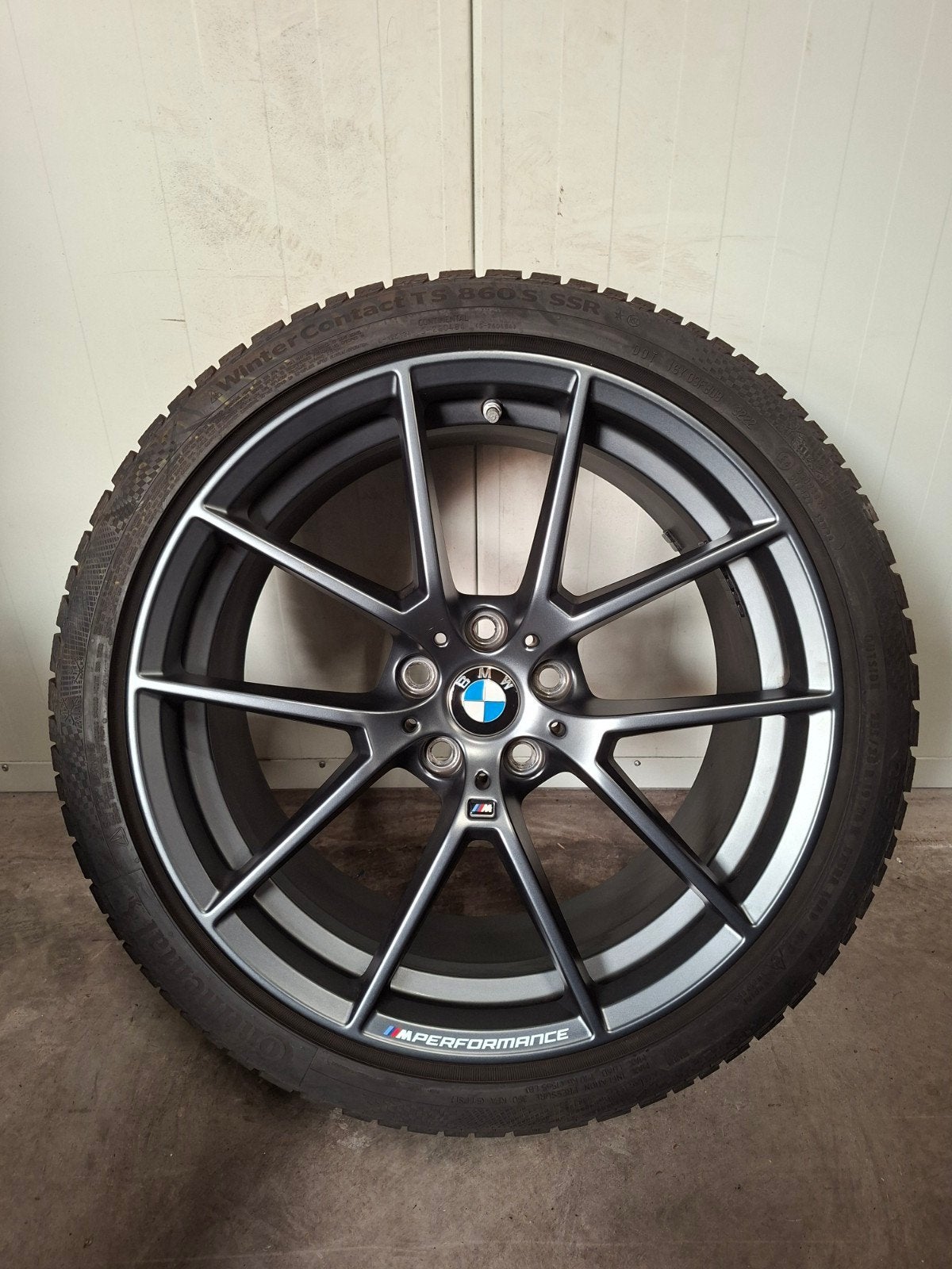 19' BMW 3 4 Serie Styling 898M Performance met winterbanden, 19 inch, Banden en Velgen, Personenwagen, 225 mm