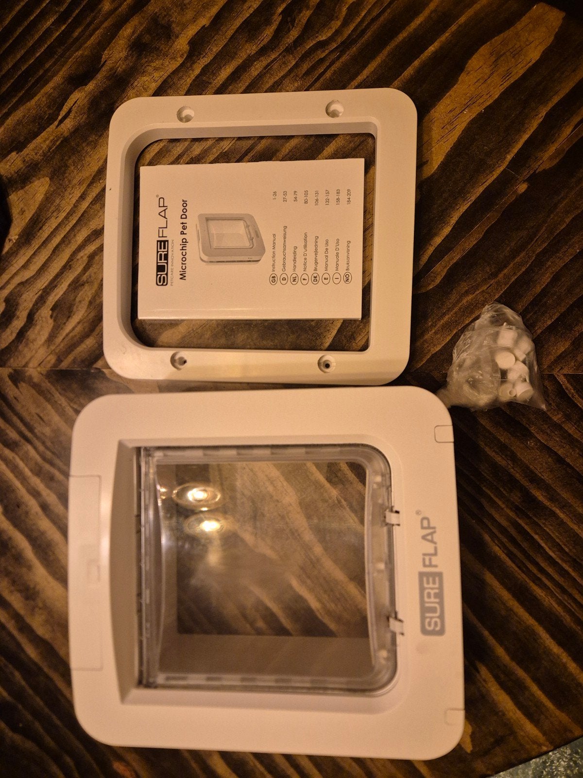 Sureflap kattenluik (XL) microchip en tijdinstelling, Ophalen of Verzenden, Gebruikt