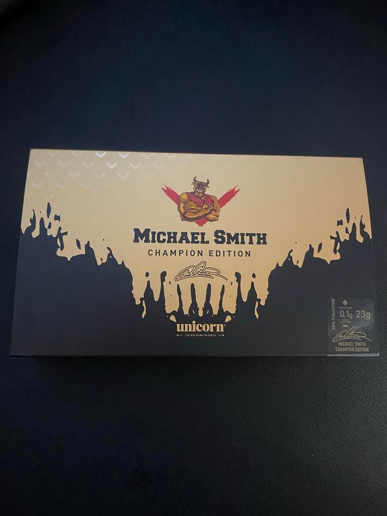 Michael Smith Champion Edition Darts - 23 gram Limited, Sport en Fitness, Darts, Ophalen of Verzenden, Zo goed als nieuw, Pijlen