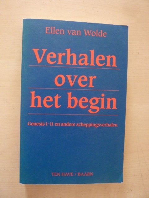 E. van Wolde - Verhalen over het begin, Boeken, Verzenden, Zo goed als nieuw