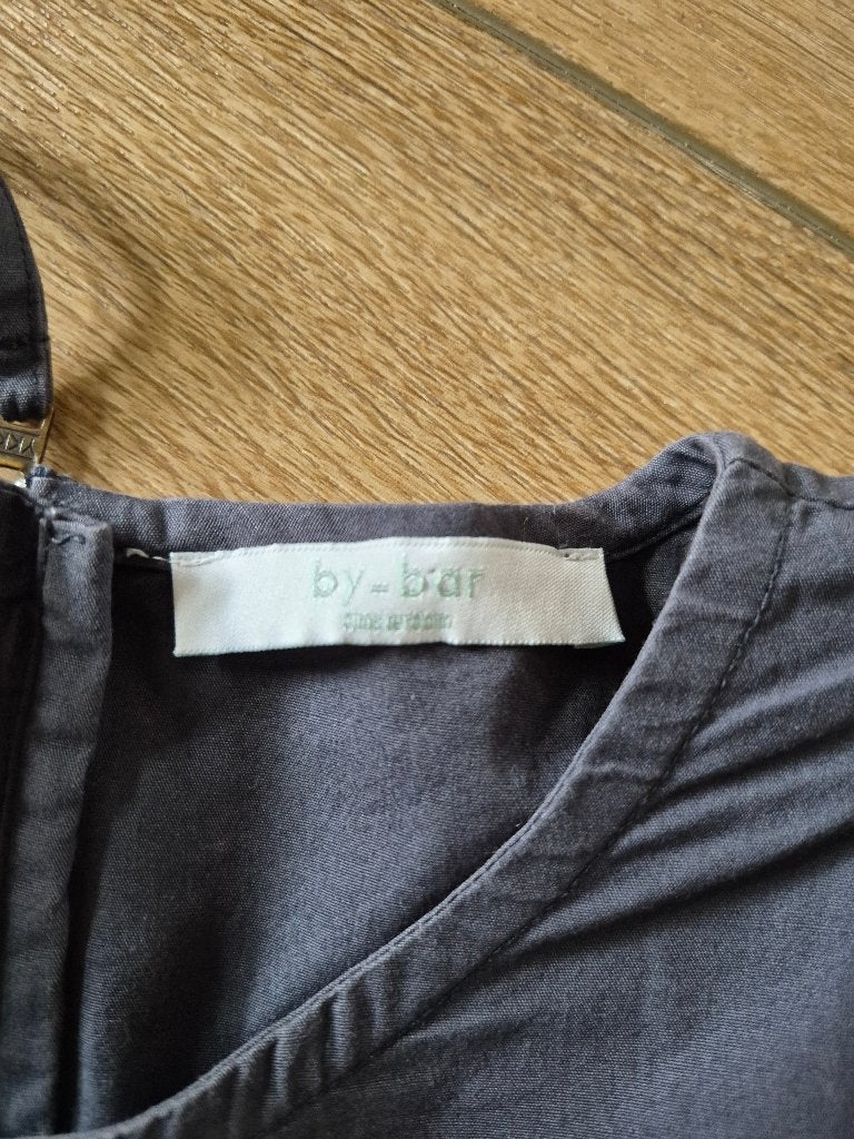 Prachtige grijze blouse van By Bar, maat S, By bar, Ophalen of Verzenden, Zo goed als nieuw, Maat 36 (S)