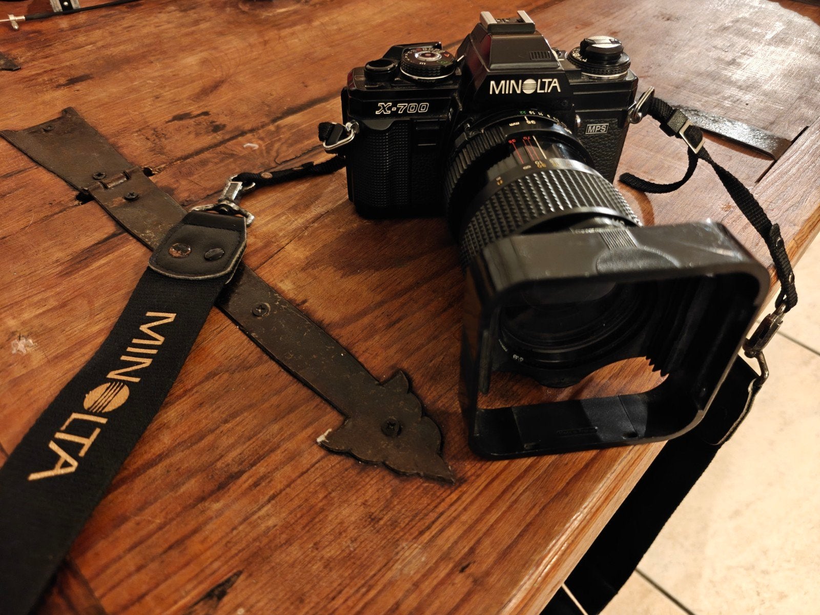 Minolta X-700 Spiegelreflexcamera met 35-70mm lens, Audio, Tv en Foto, Ophalen of Verzenden, Gebruikt, Spiegelreflex, Minolta