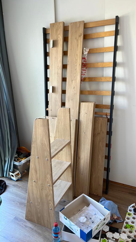 Gratis vandaag halve hoogslaper 90x200cm, Huis en Inrichting, Ophalen of Verzenden
