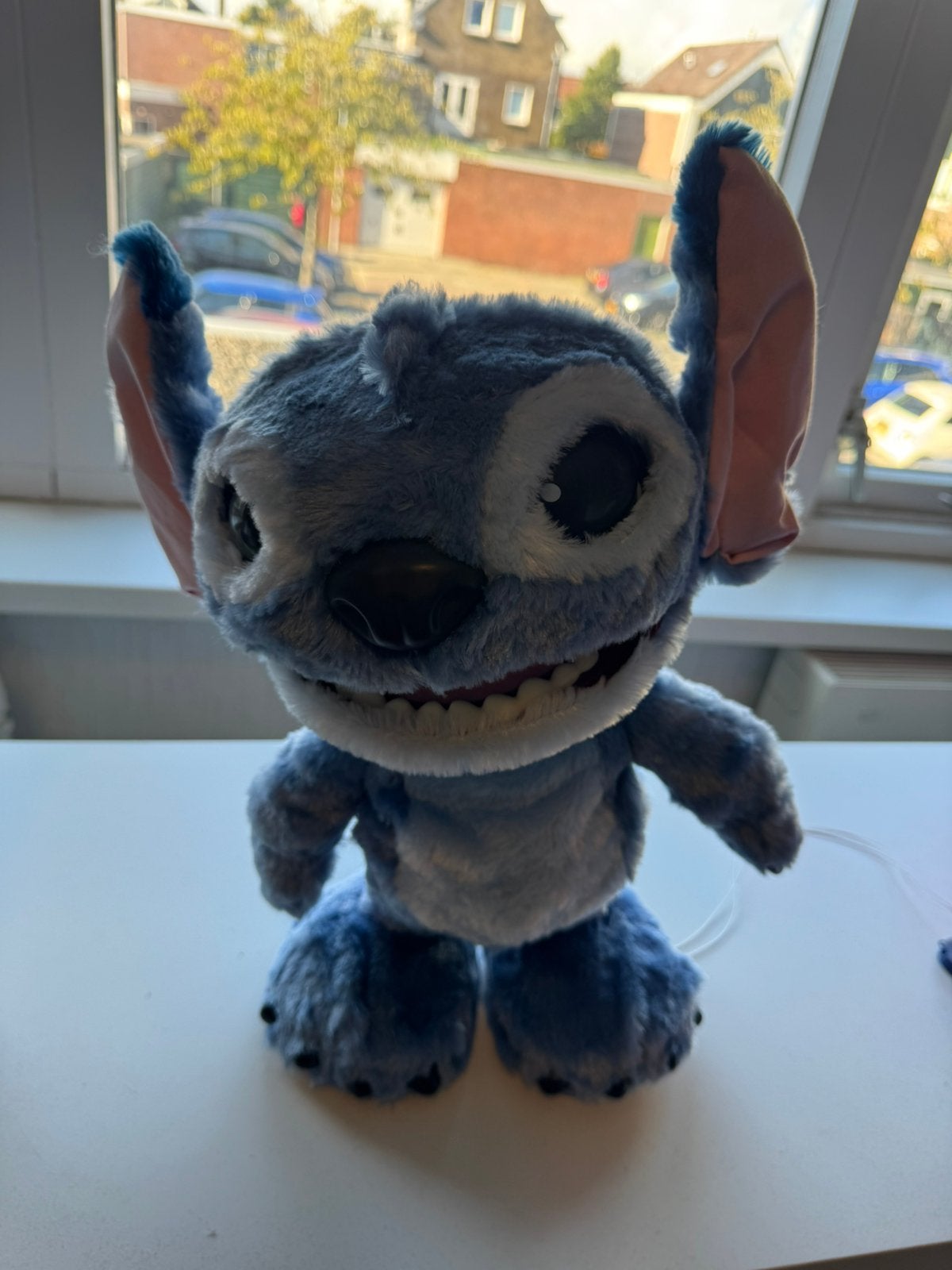 Disney stitch en angel kunnen bewegen en praten, Verzamelen, Ophalen, Overige figuren, Zo goed als nieuw, Beeldje of Figuurtje