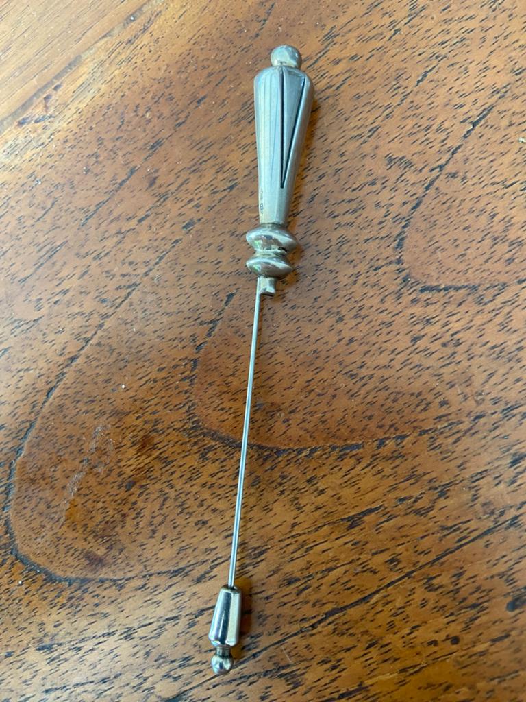 Vintage Zilveren Hoedenspeld, Ophalen of Verzenden, Zilver