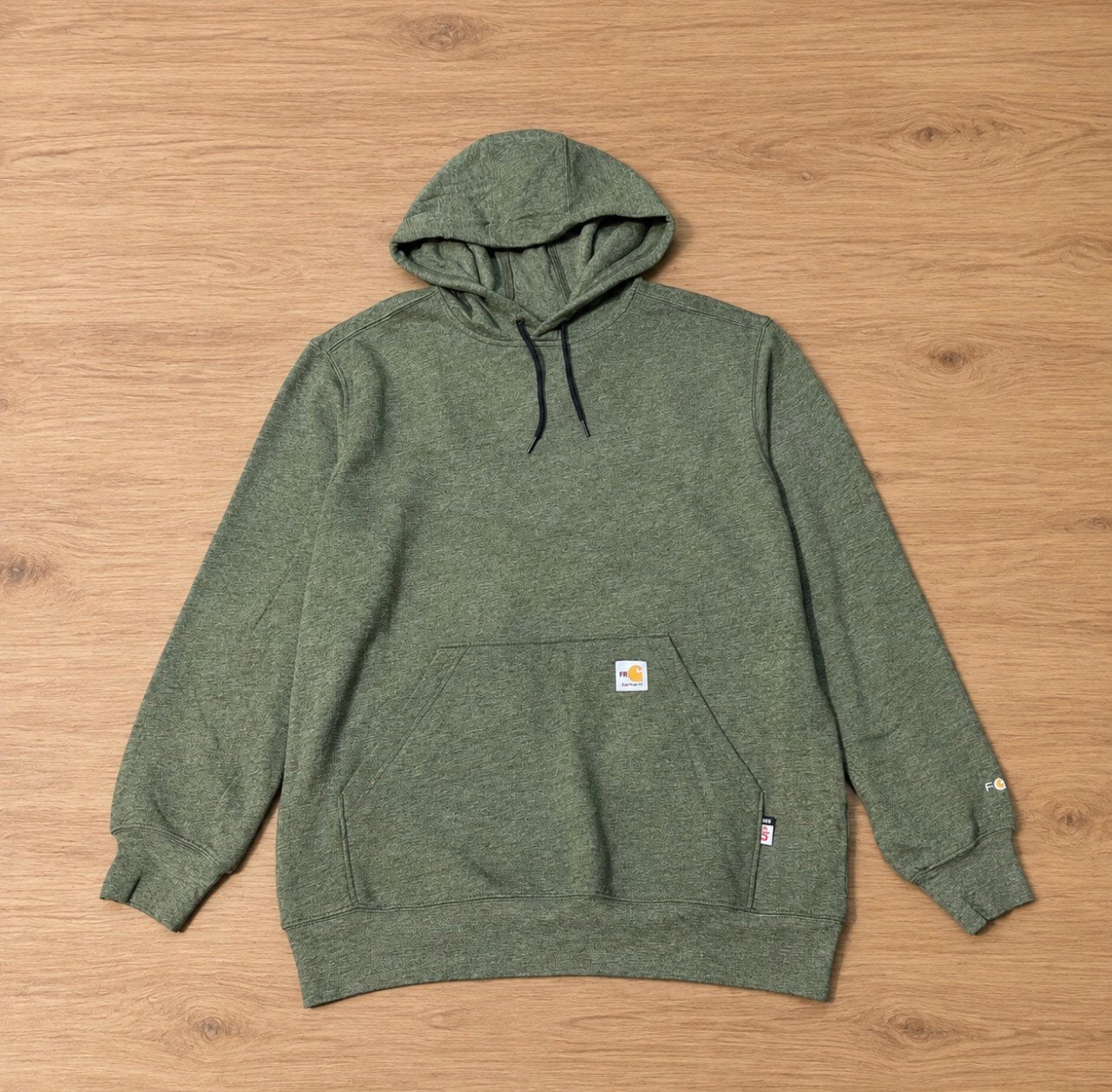 Carhartt Hoodie Fire Resistance Groen Nieuw M, Maat 48/50 (M), Vintagie, Haulerwijk, Nieuw