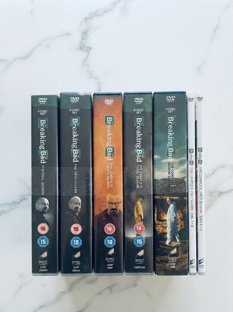 Breaking Bad – Complete DVD Collectie – Alle Seizoenen, Engels, Vanaf 16 jaar, Zo goed als nieuw, Extra's