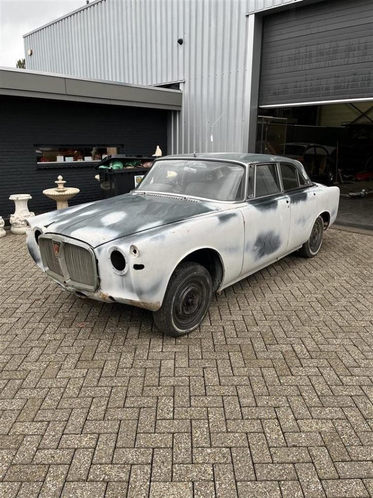 rover 3 liter saloon compleet. met nl kenteken 1964, Auto's, Dealer onderhouden, Achterwielaandrijving, Rover, Zwart