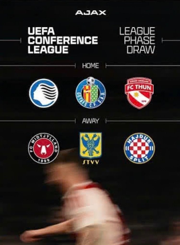 Passe partout Ajax Conference Leage 2 kaarten eerste ring, Losse kaart, Twee personen, Oktober, Europa of Champions League