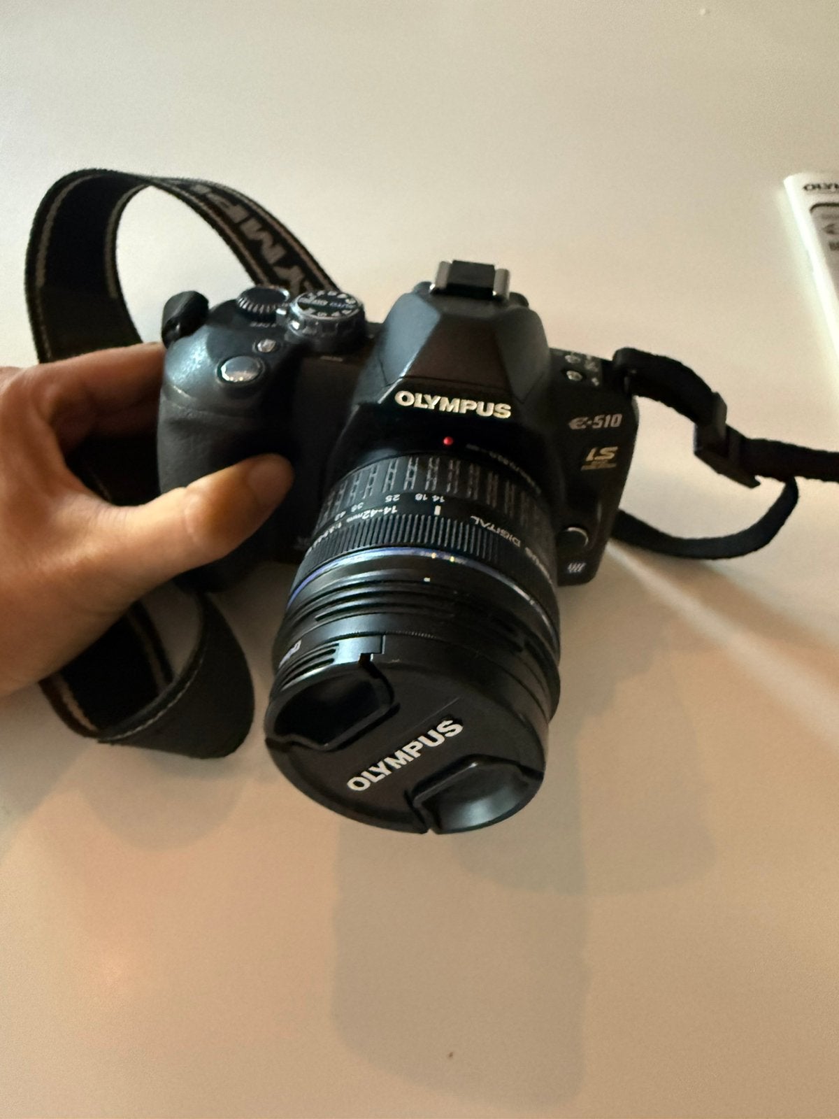 Olympus E-510 spiegelreflexcamera – complete set, Ophalen of Verzenden, Zo goed als nieuw, Olympus, 8 keer of meer