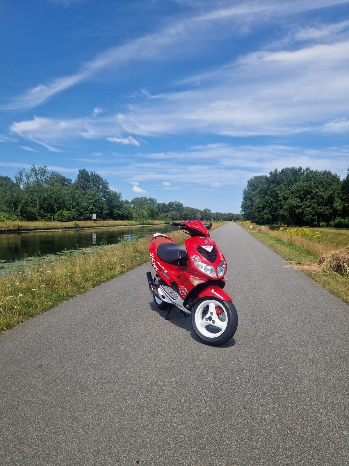 Peugeot Speedfight 2  wacht 206 nummer 1159 Sportieve Scoote, Fietsen en Brommers, Scooters | Peugeot, Tweetakt, Gebruikt, Maximaal 45 km/u
