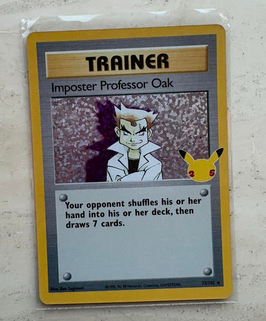Imposter Professor Oak - 73/102 - Celebrations 25 year, Ophalen of Verzenden, Zo goed als nieuw