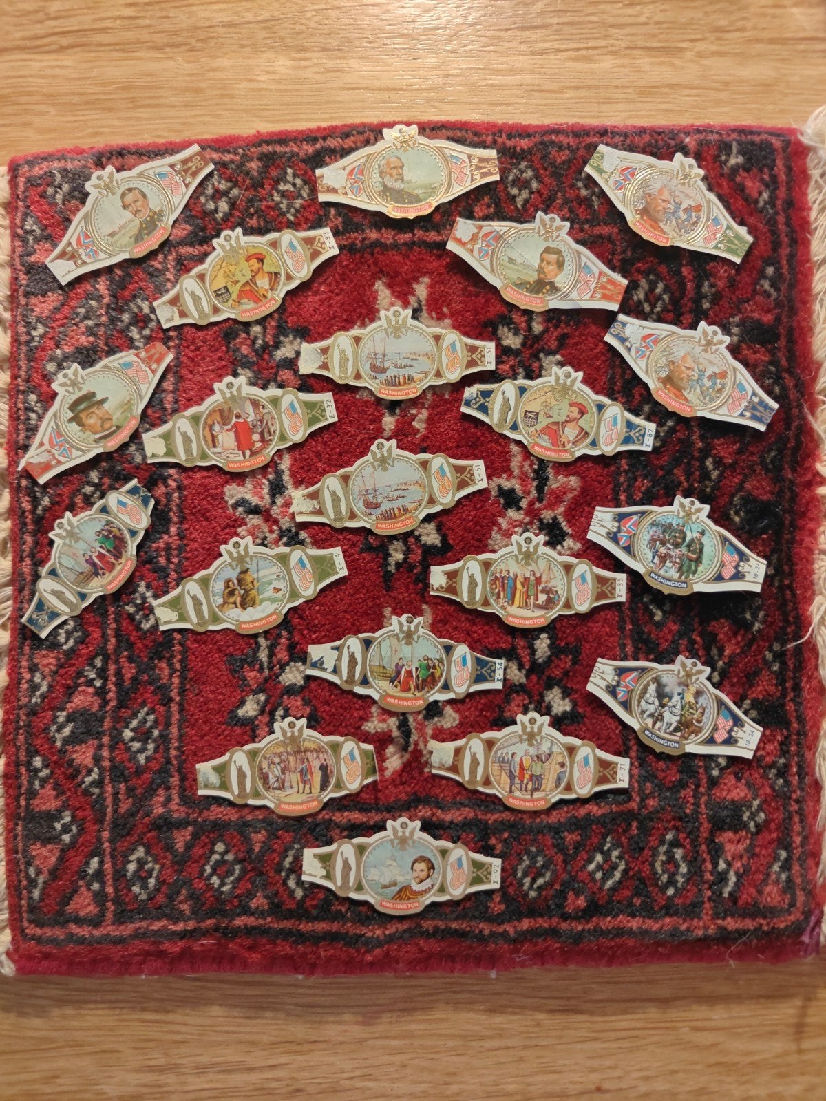 Washington sigarenbandjes - Serie X (20 stuks), Ophalen of Verzenden