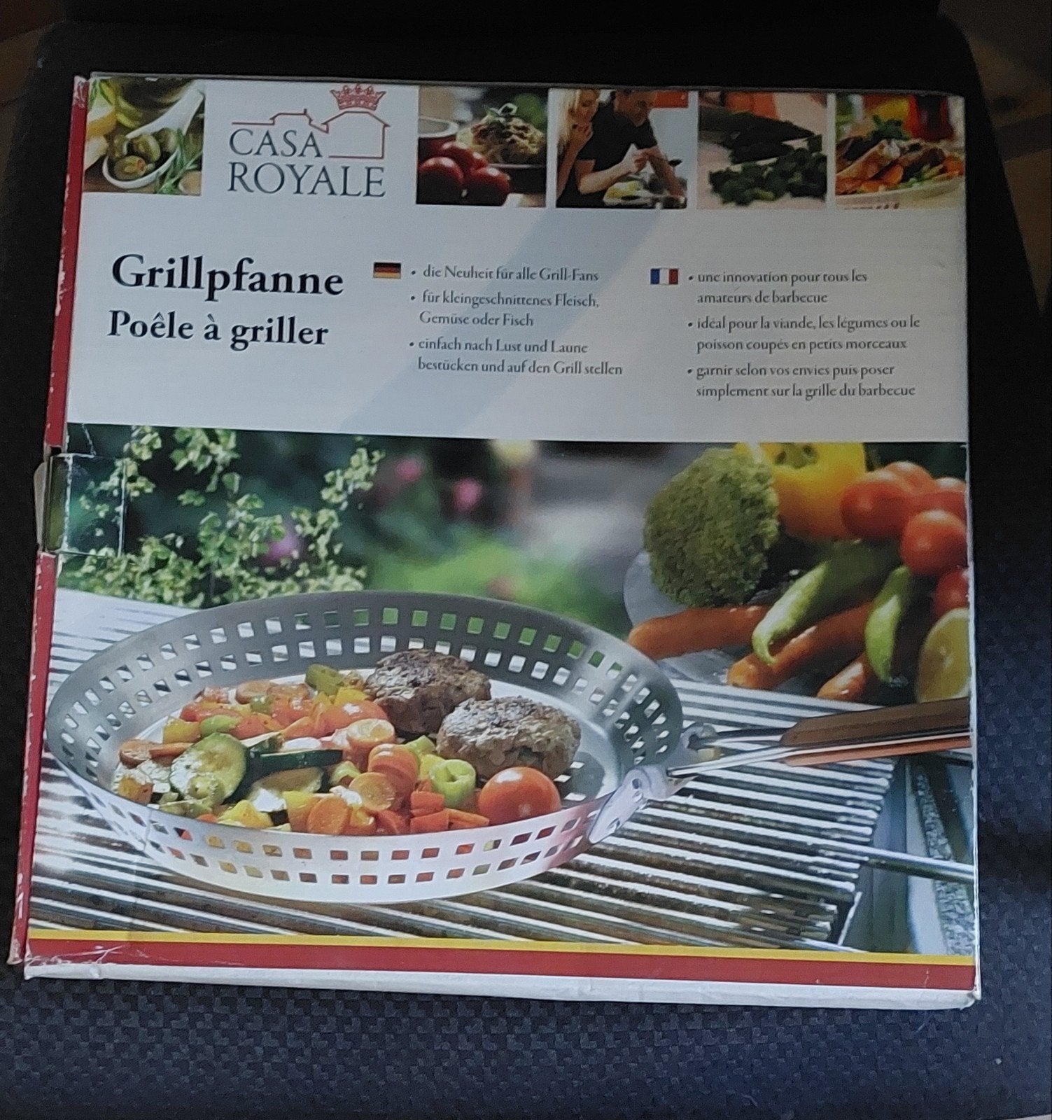 Casa Royale Grillpan - Ideaal voor BBQ en Grill, Tuin en Terras, Barbecue-accessoires, Ophalen, Zo goed als nieuw, Casa Royale