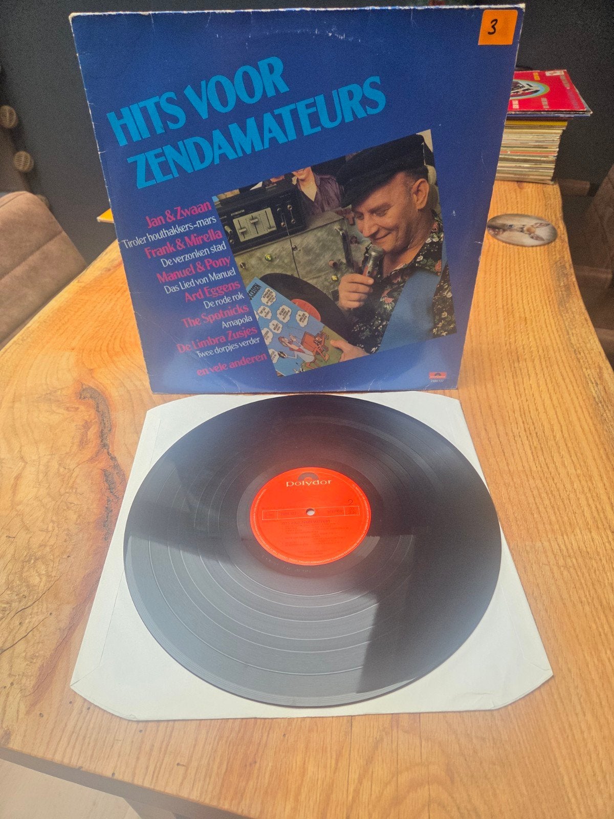 Hits voor Zendamateurs LP - Pop/Rock compilatie, Cd's en Dvd's, LP, Gebruikt, Pop, Ophalen of Verzenden