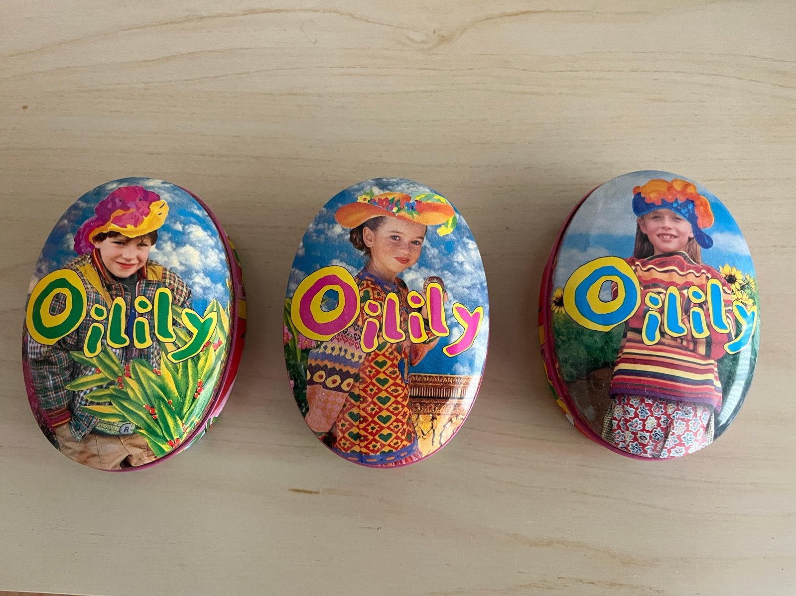 3 vintage Oilily zeepdoosjes, Ophalen, Gebruikt, Overige, Overige merken
