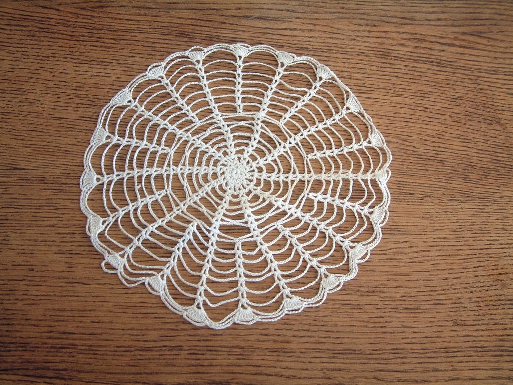 Oud gaaf handwerk gehaakt kleedje nr.19, Antiek en Kunst, Ophalen of Verzenden