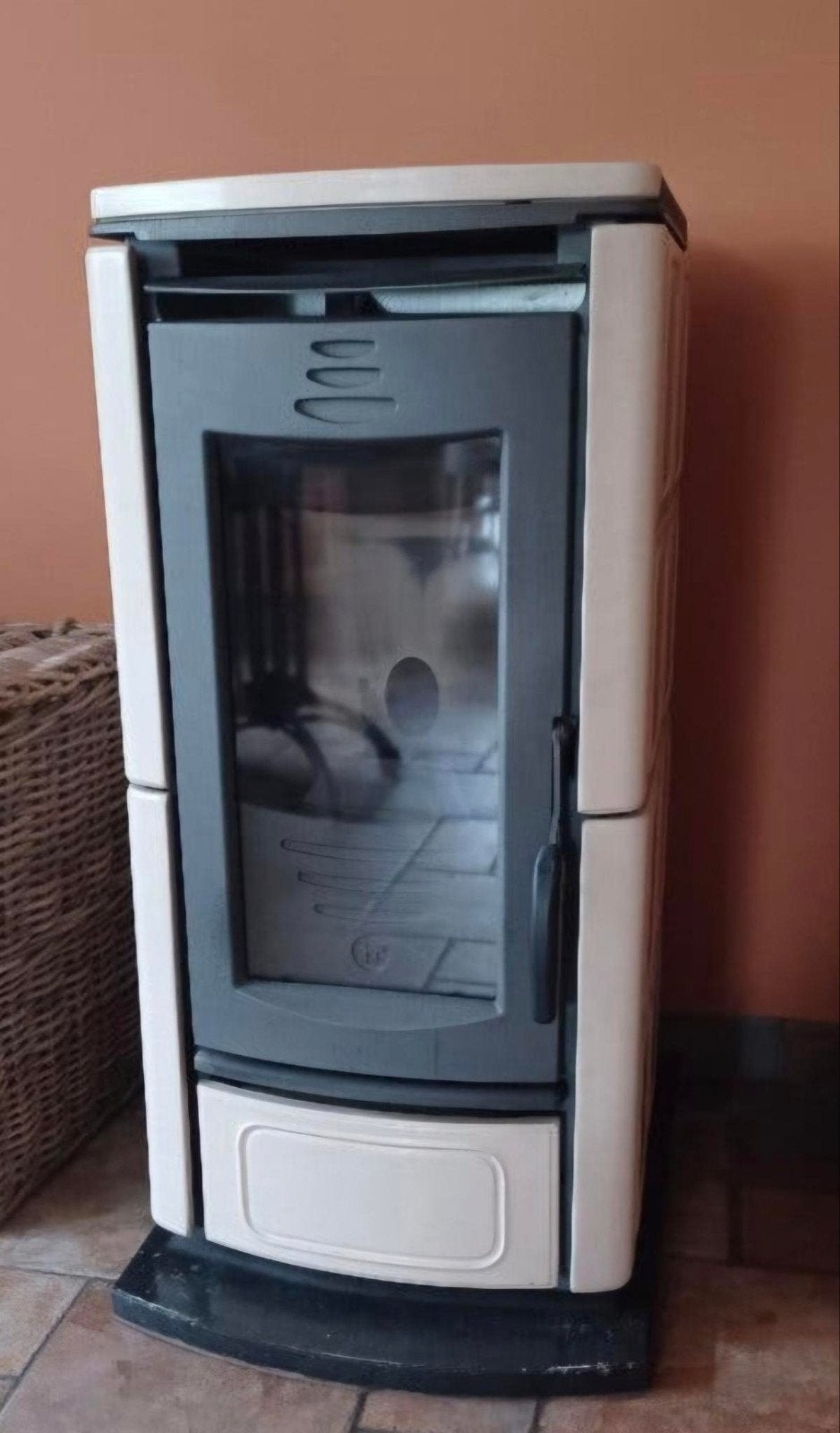 Pelletkachel Thermorossi 3001 9 kw, Ophalen, Overige brandstoffen, Zo goed als nieuw, Pelletkachel