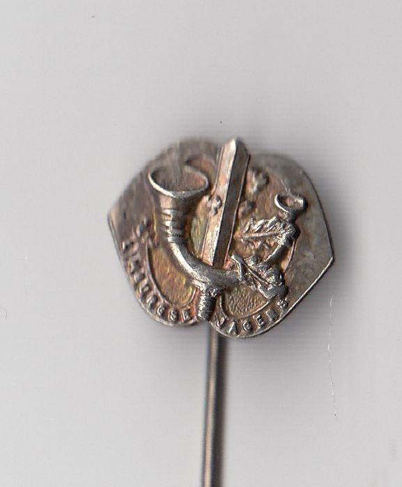De Limburgse jagers Regiment embleem speldje, Verzamelen, Niet vindbaar, Niet vindbaar, Nederland, Embleem of Badge