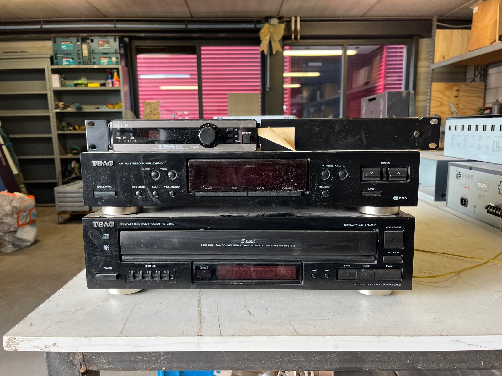 TEAC Stereo Set: Tuner en CD-speler, Gebruikt, Losse componenten, Cd-speler, Ophalen