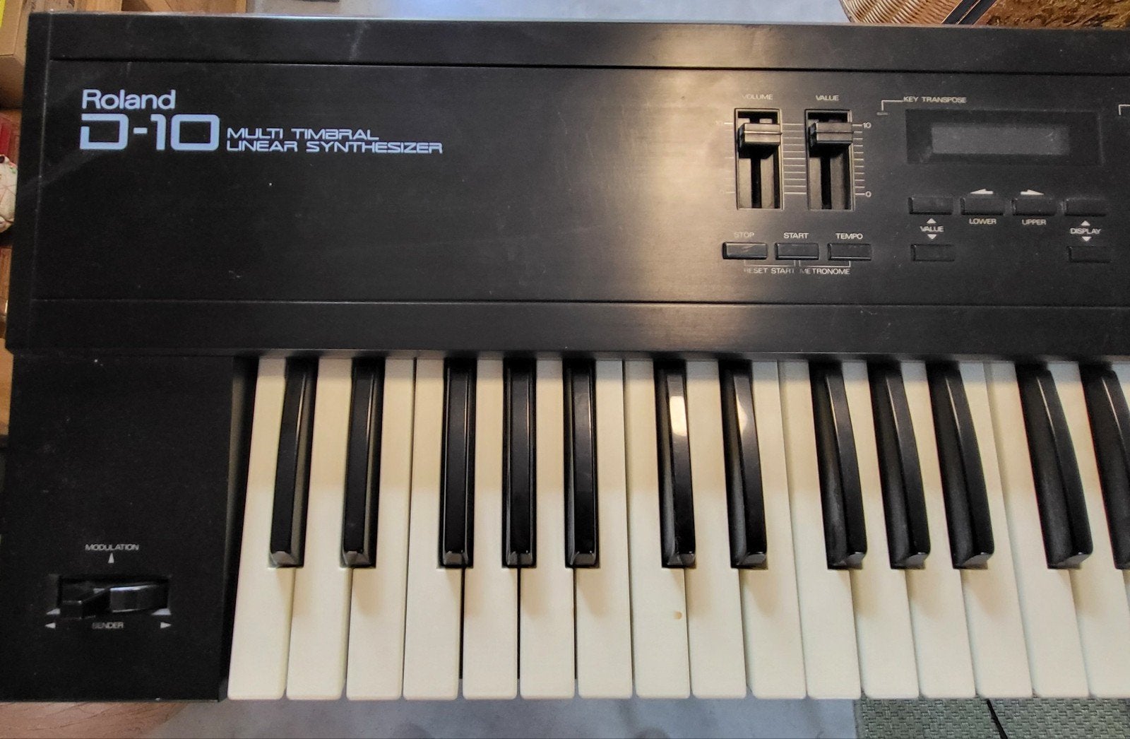 Roland D-10 synthesizer/Lees advertentie/piano/toetsen/music, Ophalen, Gebruikt, 61 toetsen, Roland