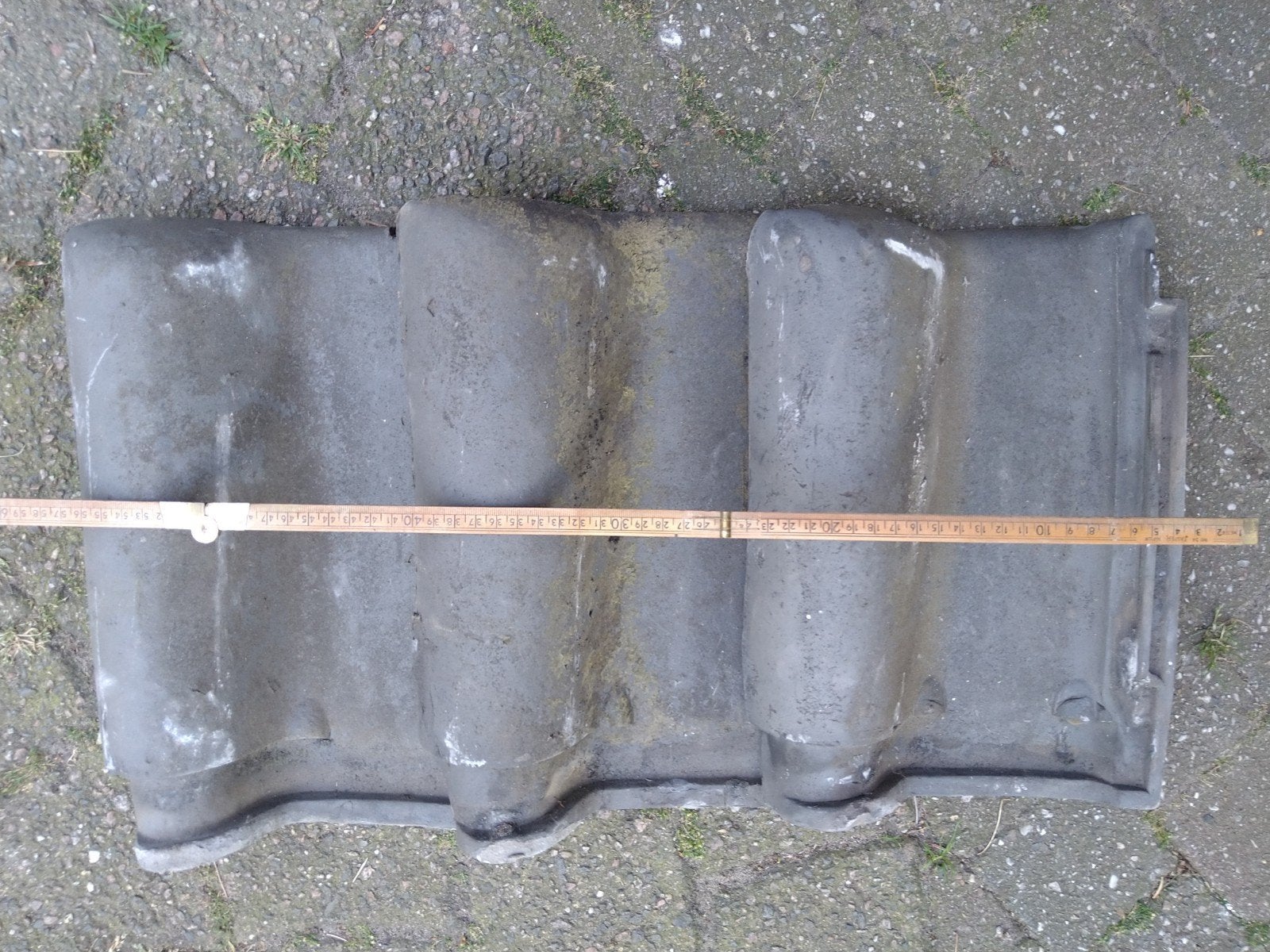 Dakpannen, zwart, 265 stuks, Ophalen, Steen of Klei, Zwart, 15 m² of meer