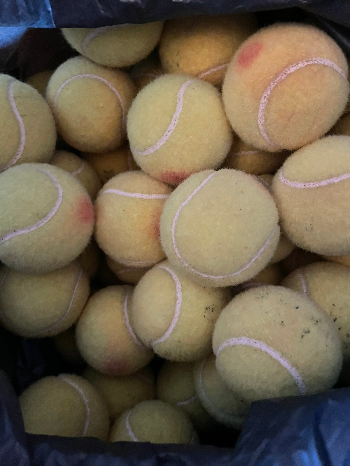 100 gebruikte tennisballen, Overige merken, Gebruikt, Ballen, L00