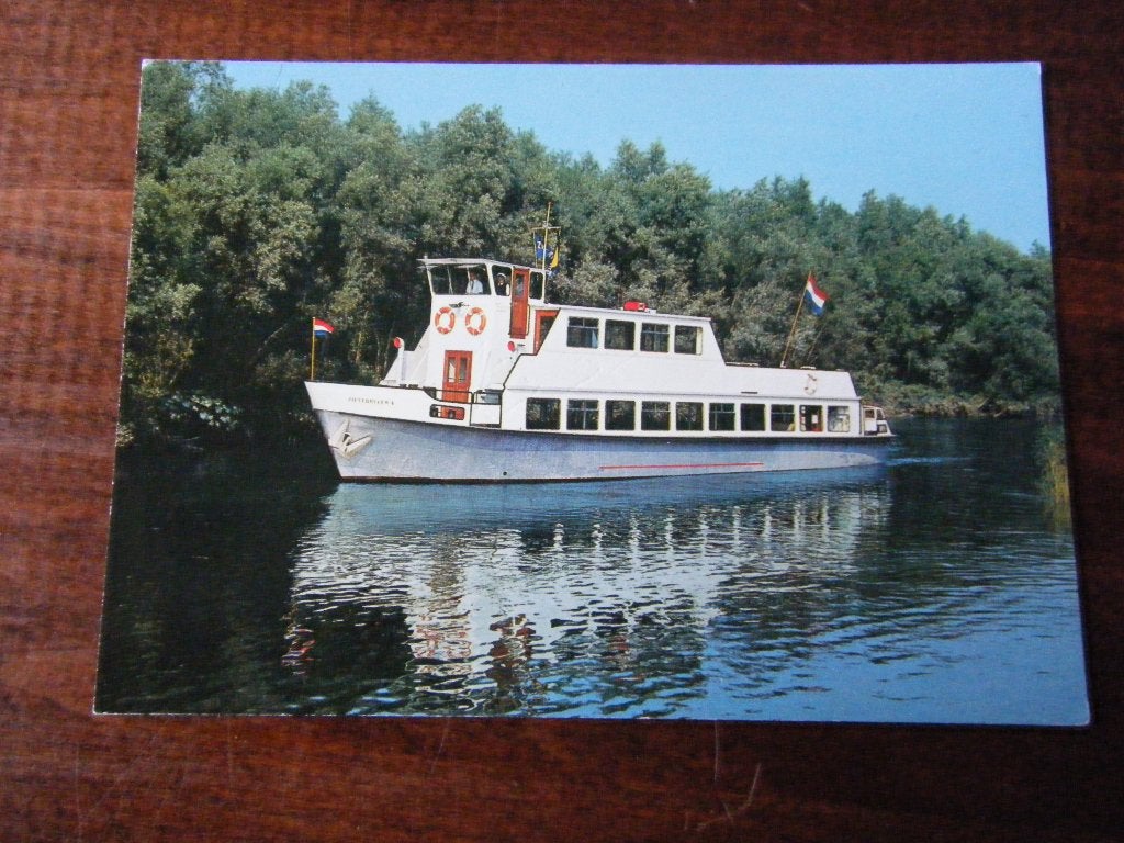L7 - Drimmelen - Biesbosch - Rondvaartboot - Mooi, Ophalen of Verzenden, 1960 tot 1980, Noord-Brabant