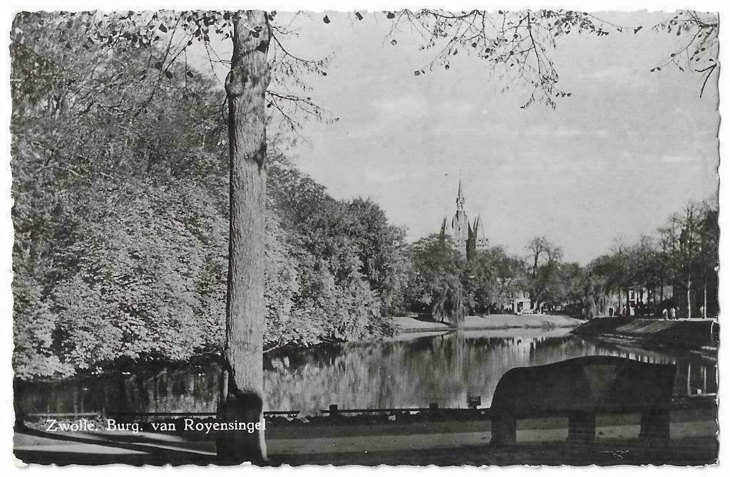 AK Zwolle - Burgemeester van Royensingel, Verzenden, 1940 tot 1960, Gelopen, Overijssel